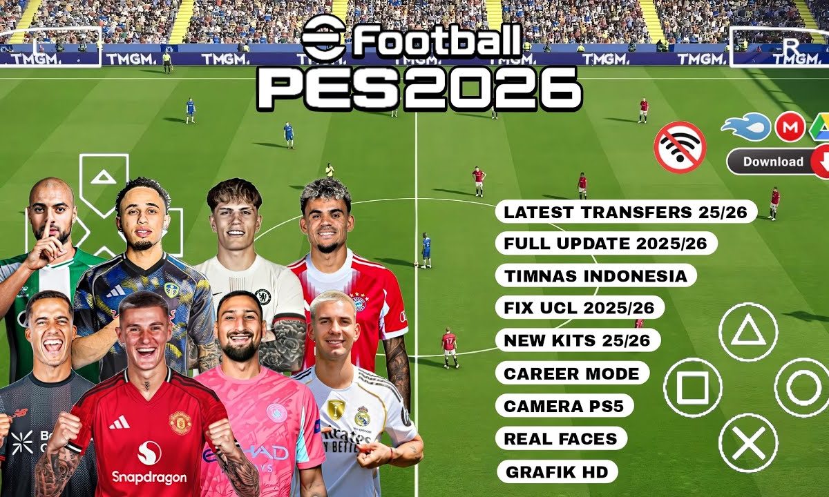 PES 2026 PPSSPP ISO Download – Latest Patch + Career Mode